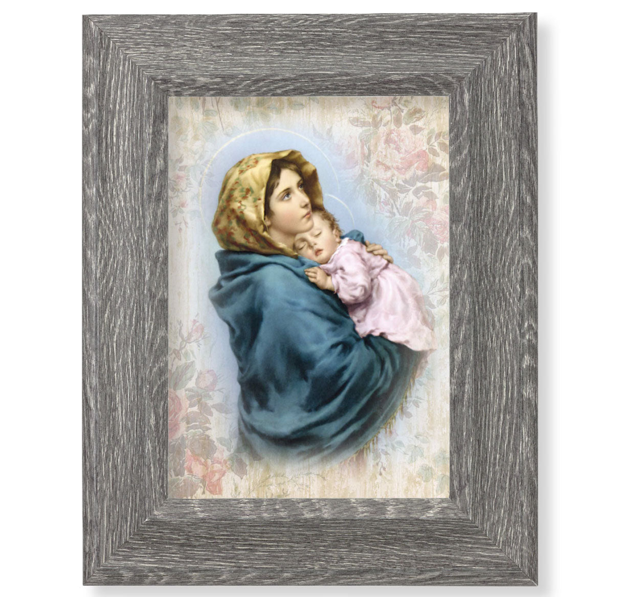 Madonna of the Streets Gray Framed Art