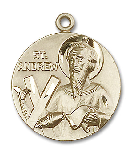 14kt Gold Filled Saint Andrew Pendant