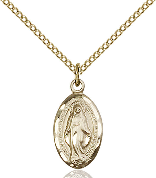 14kt Gold Filled Miraculous Pendant