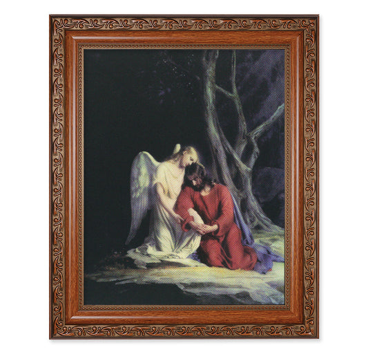 Agony in the Garden Mahogany Finished Framed Art