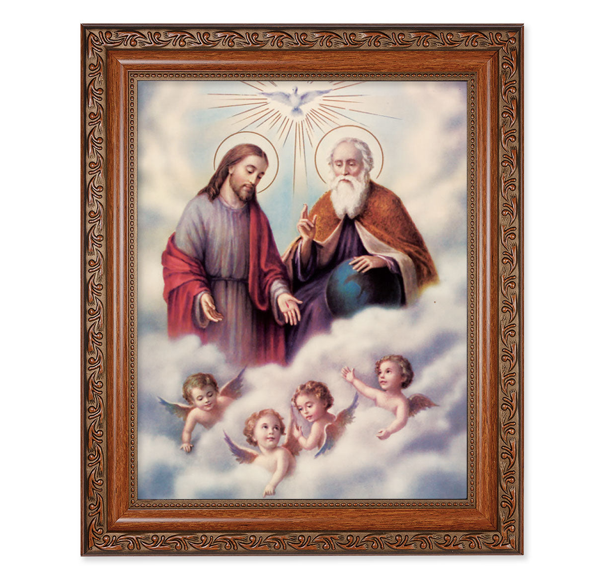 The Trinity Mahogany Finished Framed Art