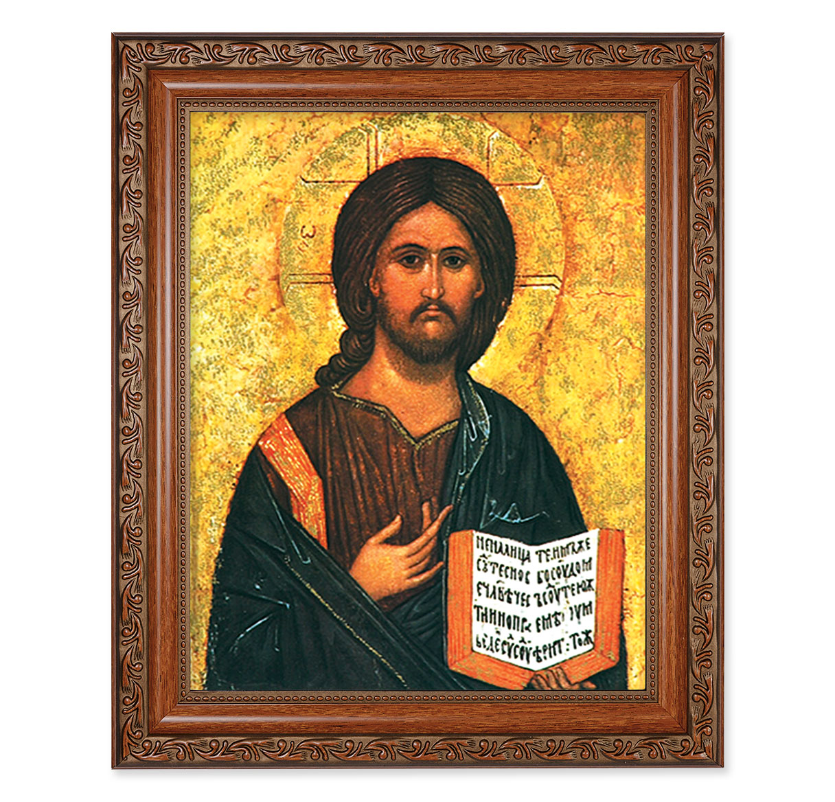 Christ The Teacher Mahogany Finished Framed Art