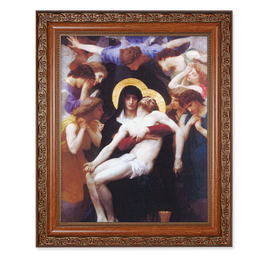 Pieta Mahogany Finished Framed Art