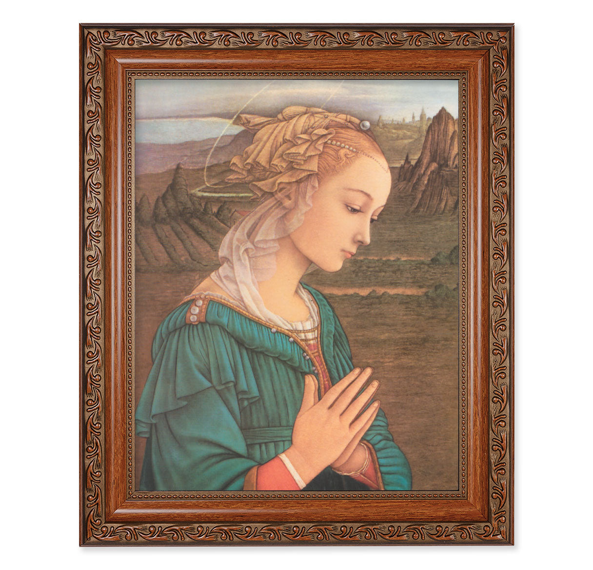 Madonna Mahogany Finished Framed Art