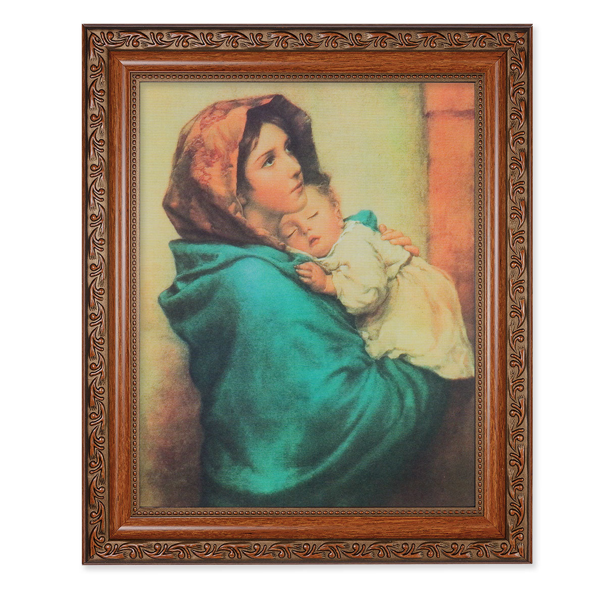 Madonna of the Streets Mahogany Finished Framed Art