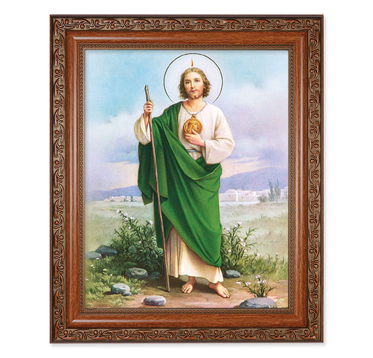 St. Jude Mahogany Finished Framed Art