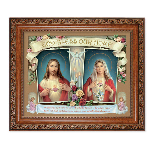 House Blessing - SHJ-IHM Mahogany Finished Framed Art