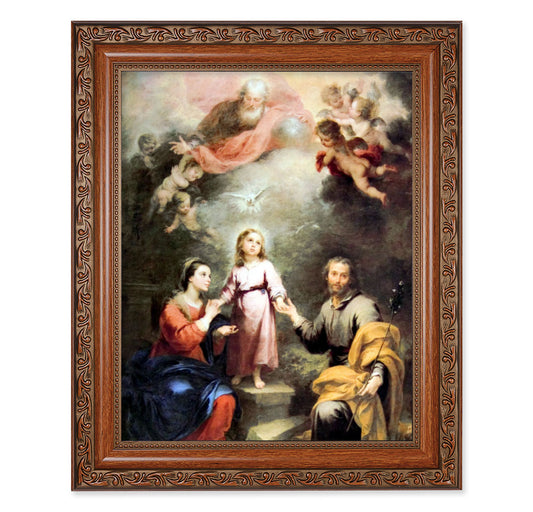 Heavenly and Earthly Trinities Mahogany Finished Framed Art