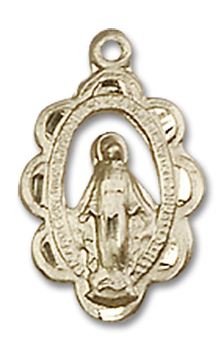 14kt Gold Miraculous Medal