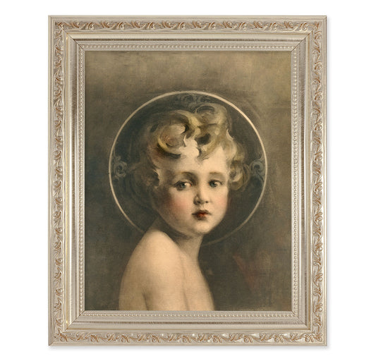 Light of the World Antique Silver Framed Art