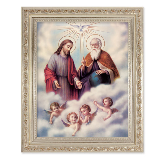 The Trinity Antique Silver Framed Art