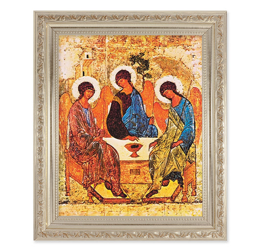 The Trinity Antique Silver Framed Art