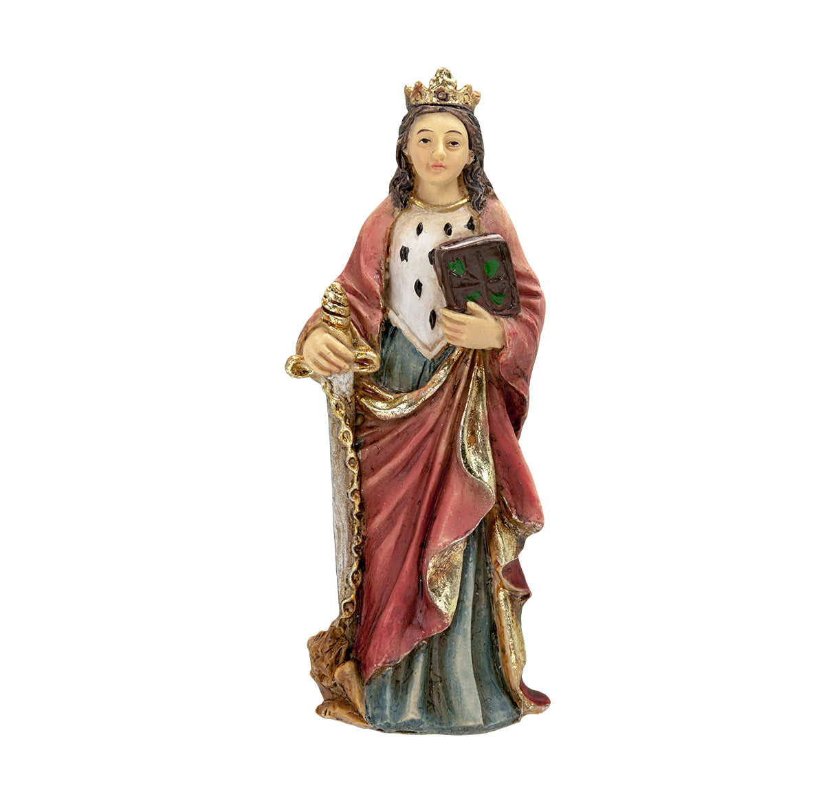 Saint Dymphna Resin Statue