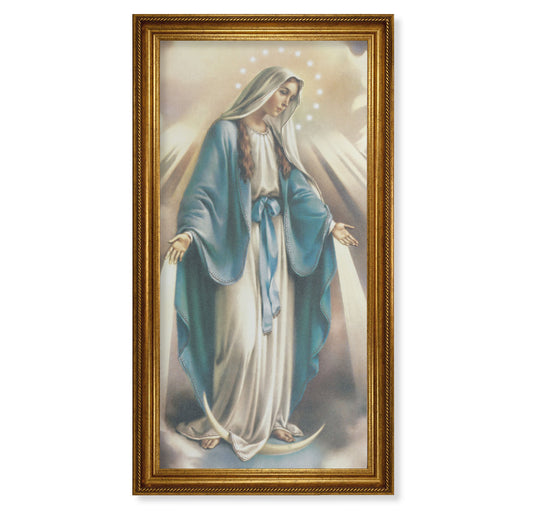 Our Lady of Grace Antique Gold Framed Art