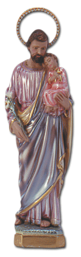 St. Joseph Statue With Halo