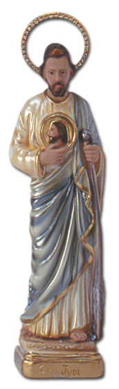St. Jude Statue with Halo