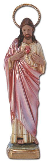 Sacred Heart Of Jesus Statue with Halo