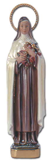 St Therese of Lisieux Statue with Halo