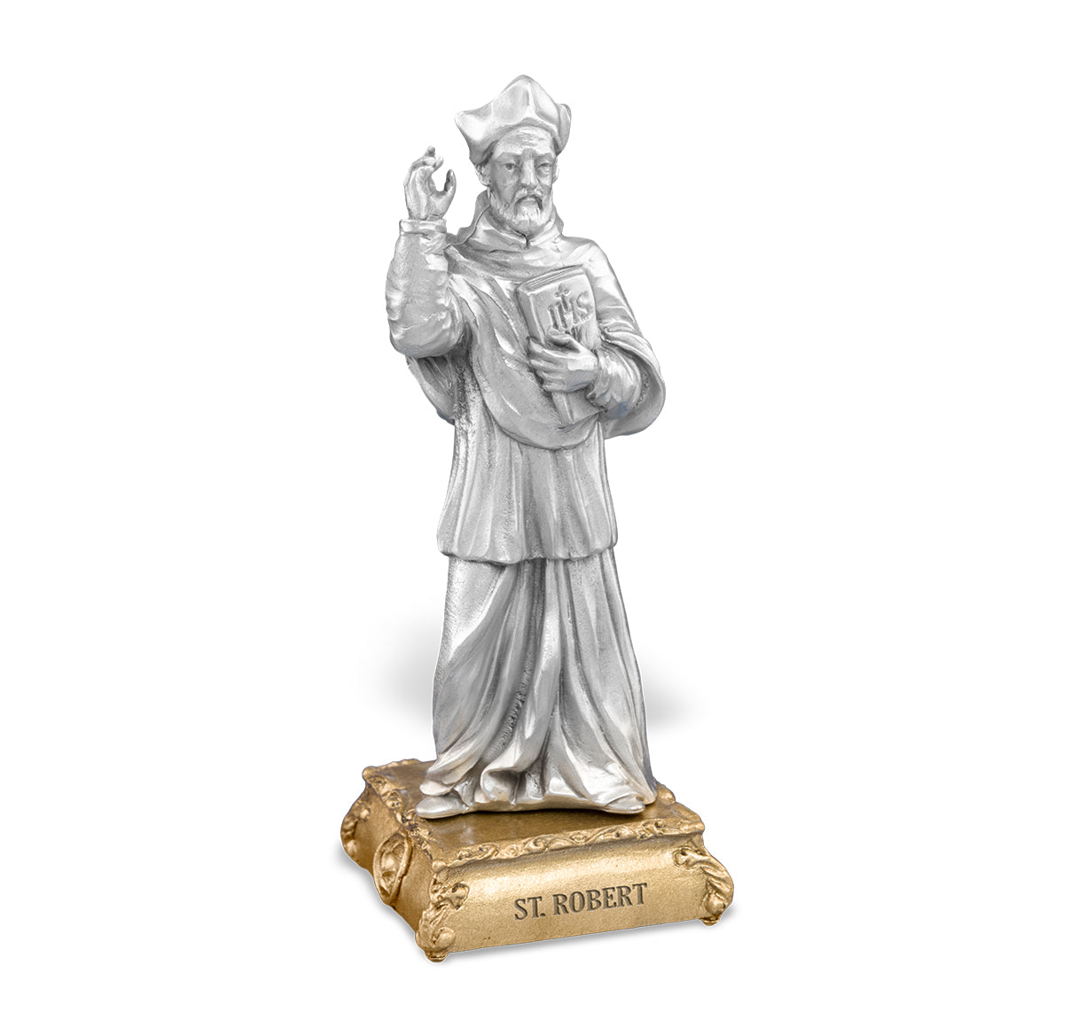 St. Robert Bellarmine Pewter Statue – The Catholic Shop