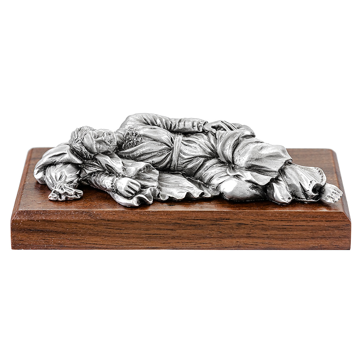 Sleeping St. Joseph Pewter Statue