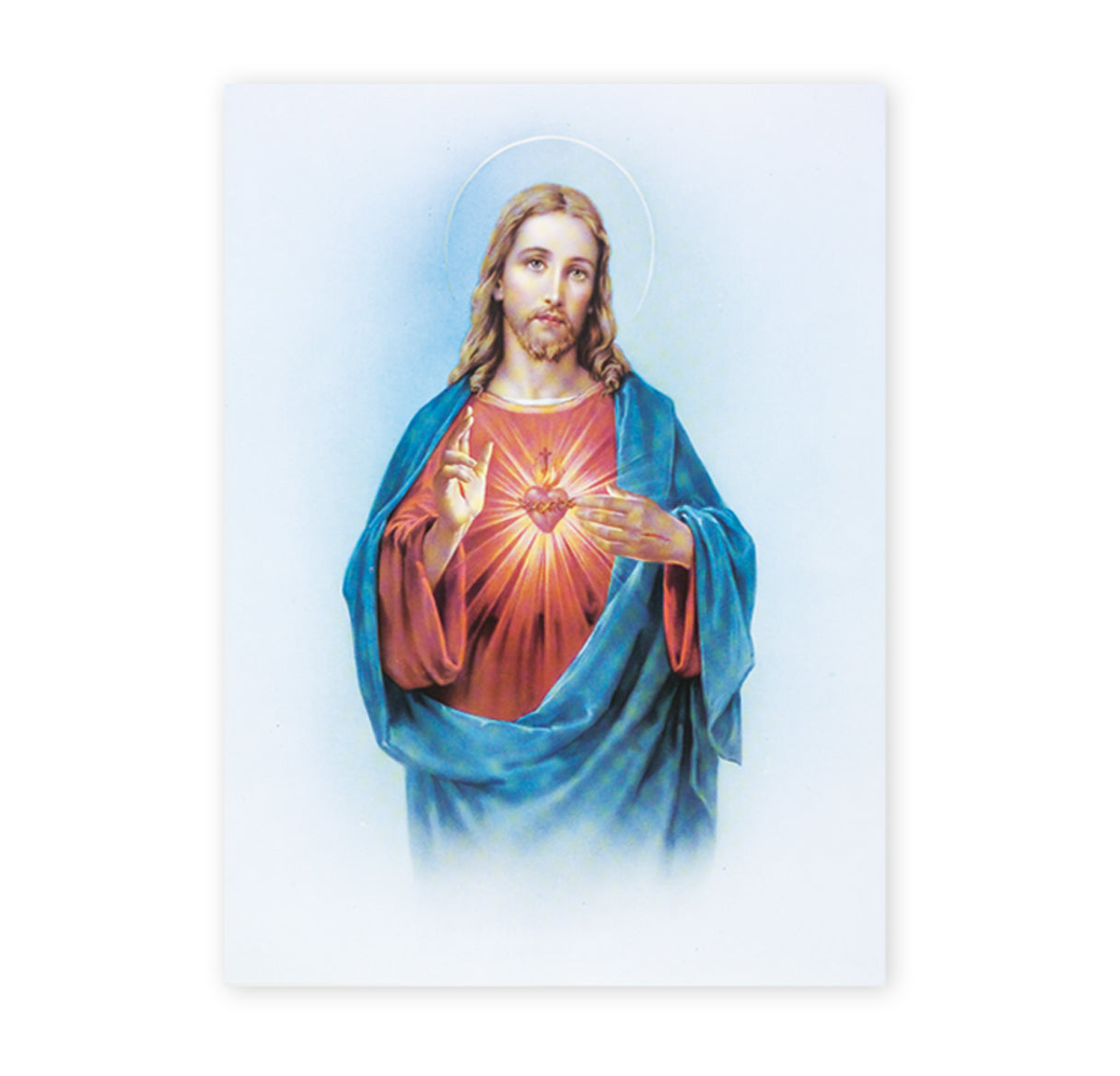 Sacred Heart of Jesus Italian Lithograph