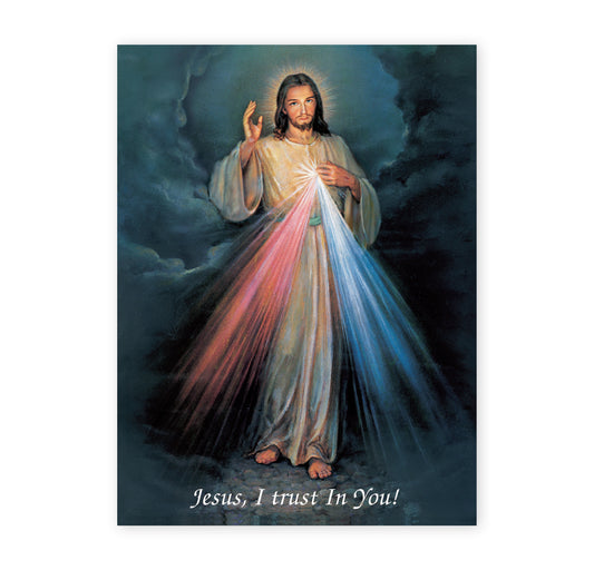 Divine Mercy Italian Lithograph