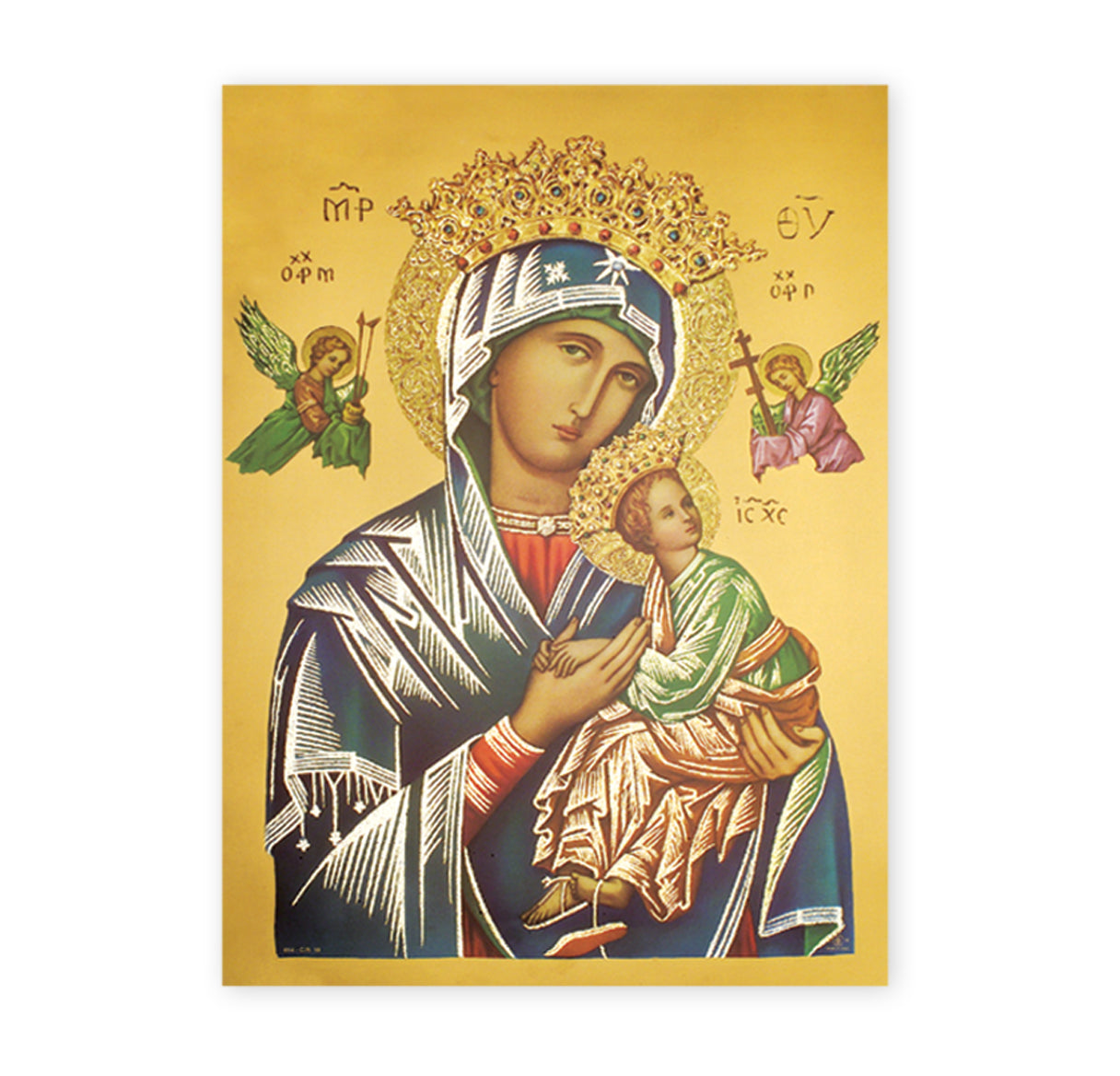 Our Lady of Perpetual Help Italian Lithograph