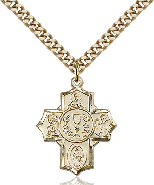 14kt Gold Filled Millennium Crucifix Pendant