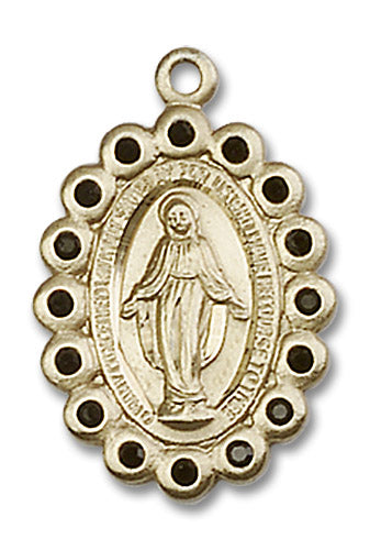 14kt Gold Miraculous Medal