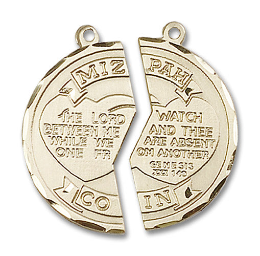 14kt Gold Miz Pah Medal
