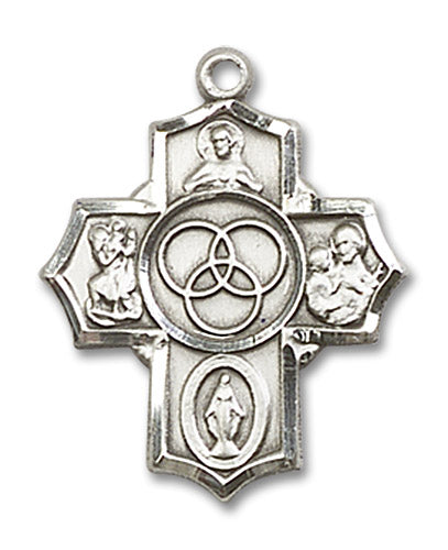 Sterling Silver New Family 5-Way Pendant