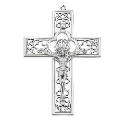 Cathedral Touch Pewter Crucifix