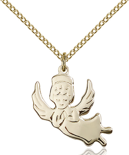 14kt Gold Filled Angel Pendant