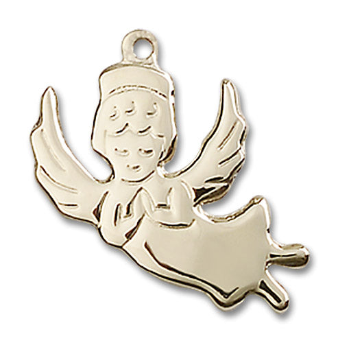 14kt Gold Angel Medal