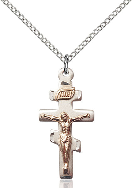 14kt Gold Filled Greek Crucifix Pendant