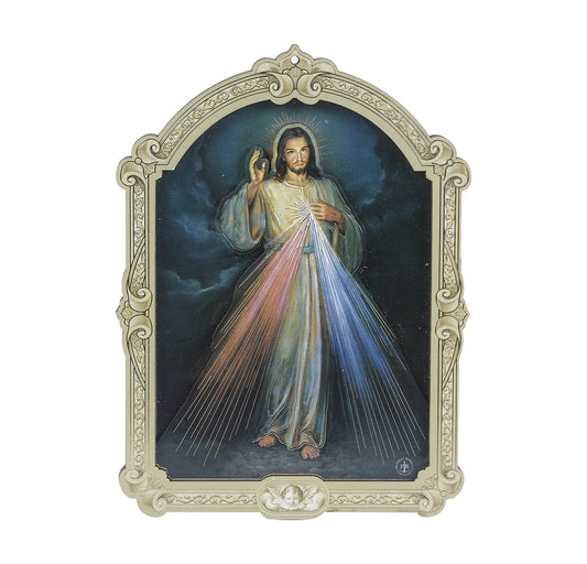 Divine Mercy Wood Plaque