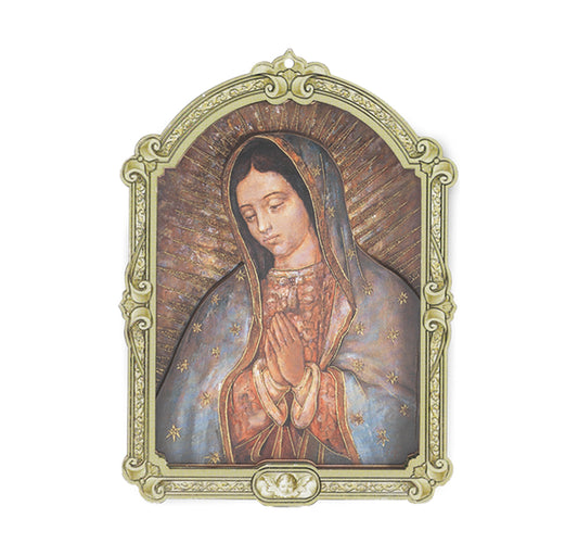Our Lady of Guadalupe Wood Plaque