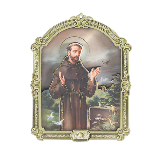 St. Francis Wood Plaque