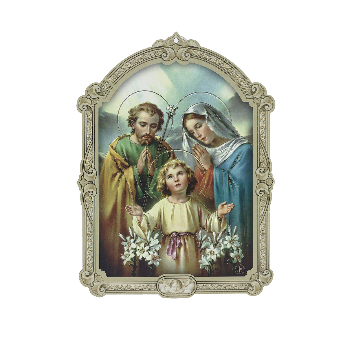 Holy Family Wood Plaque