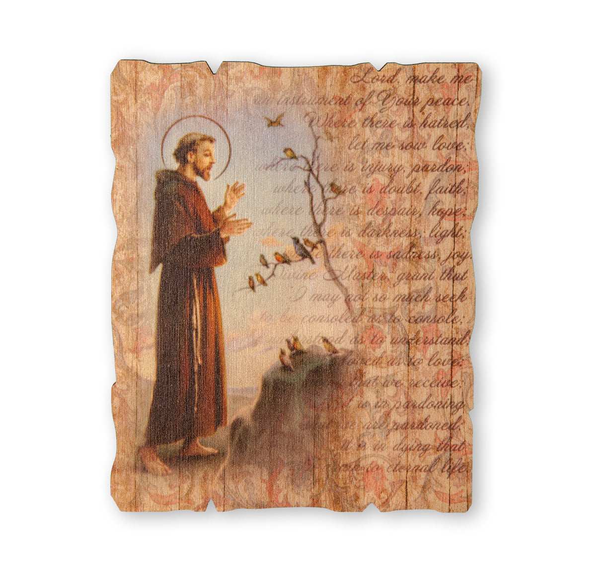 St. Francis Wood Wall Plaque