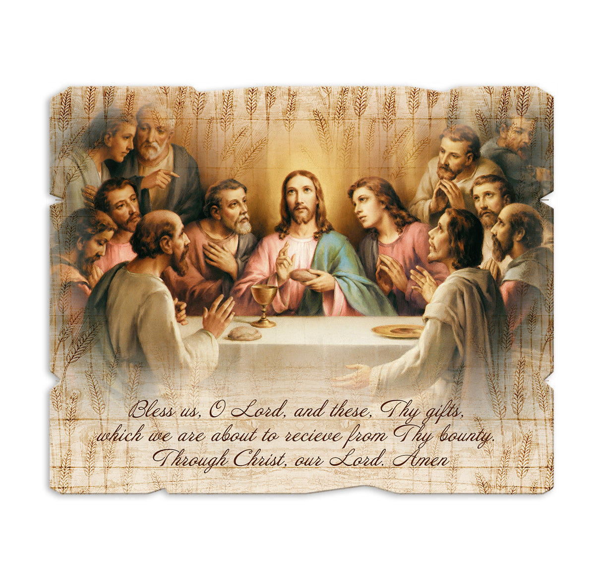 Last Supper Wood Wall Plaque