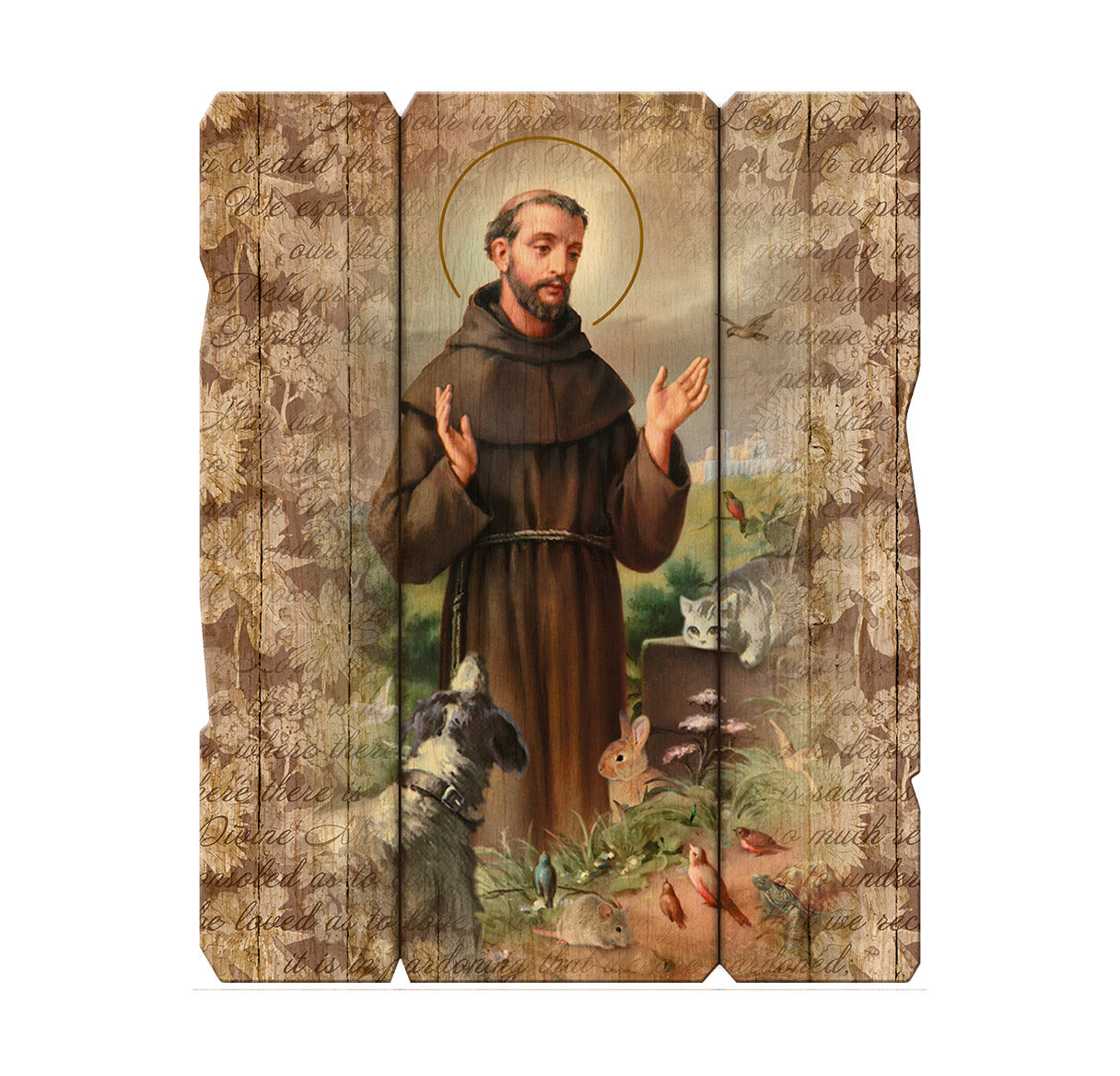 St. Francis Wood Wall Plaque