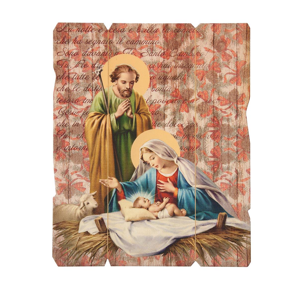 Holy Family Wood Wall Plaque
