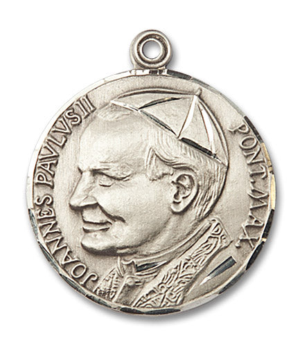 Sterling Silver Saint John Paul II Pendant
