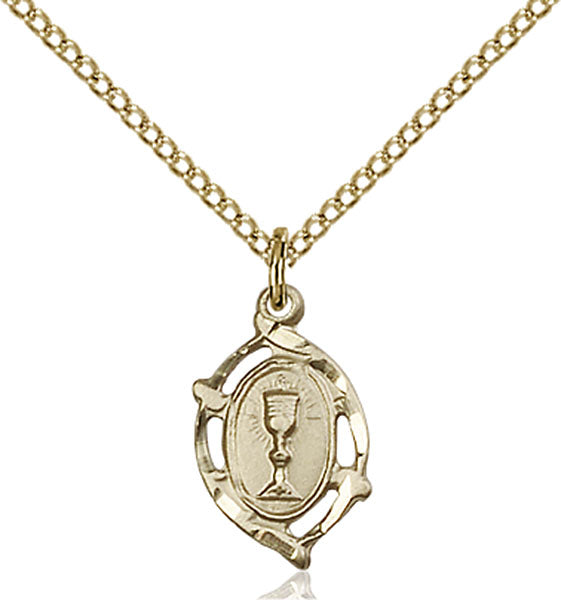 14kt Gold Filled Communion Pendant