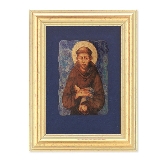 St. Francis Gold Framed Art