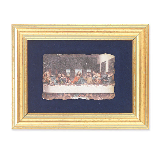 Last Supper Gold Framed Art