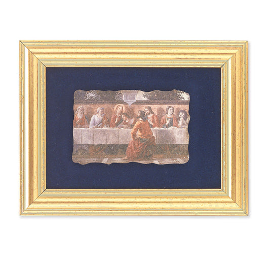 Last Supper Gold Framed Art