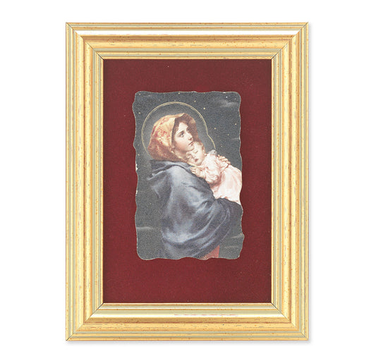 Madonna of the Streets Gold Framed Art