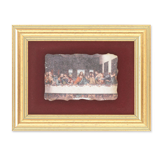 Last Supper Gold Framed Art